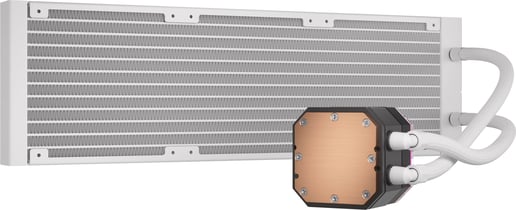 Corsair iCUE H150i ELITE CAPELLIX XT WHITE 360mm AiO Liquid CPU Cooler in White