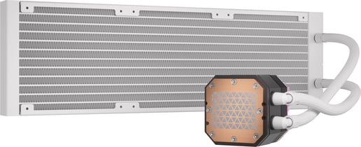 Corsair iCUE H150i ELITE CAPELLIX XT WHITE 360mm AiO Liquid CPU Cooler in White
