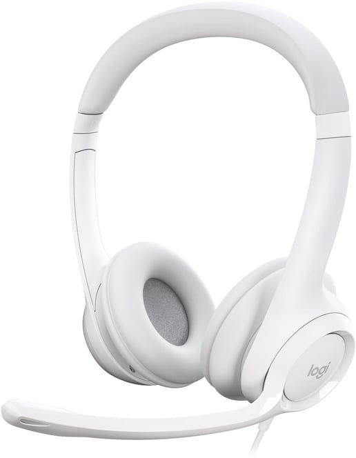 Logitech H390 USB Headset - White