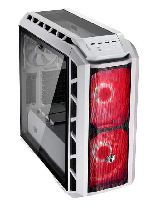Cooler Master MasterCase H500P Mesh Mid Tower Gaming Case - White 