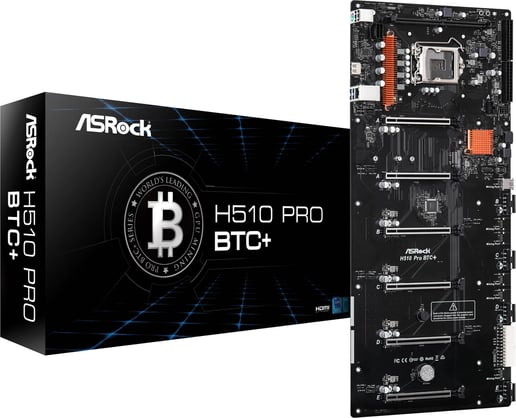 ASRock H510 Pro BTC+ Other Motherboard for Intel LGA1200 CPUs
