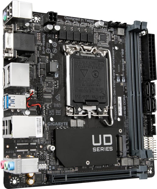 Gigabyte H610I DDR4 ITX Motherboard for Intel LGA1700 CPUs