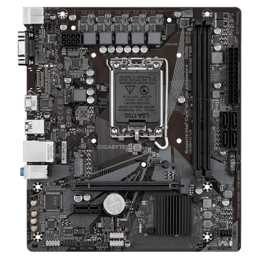 Gigabyte H610M H V2 mATX Motherboard for Intel LGA1700 CPUs