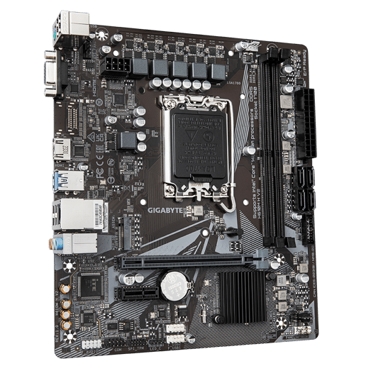 Gigabyte H610M H V2 mATX Motherboard for Intel LGA1700 CPUs