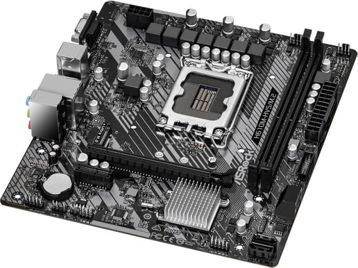 ASRock H610M-HVS/M.2 R2.0 mATX Motherboard for Intel Socket 1700 CPUs