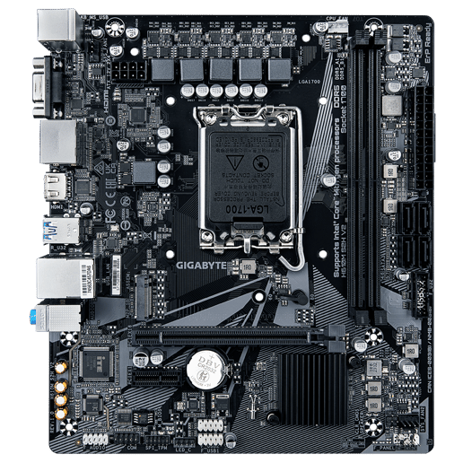 Gigabyte H610M S2H V2 mATX Motherboard for Intel LGA1700 CPUs
