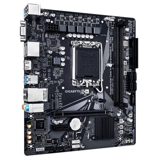 Gigabyte H610M S2H V2 mATX Motherboard for Intel LGA1700 CPUs