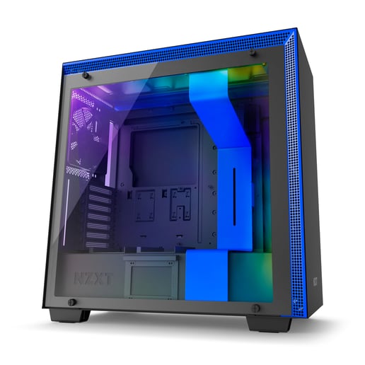NZXT H700i Mid Tower Gaming Case - Blue 