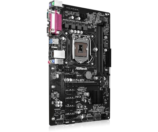 ASRock H81 Pro BTC R2.0 ATX Motherboard for Intel LGA1150 CPUs