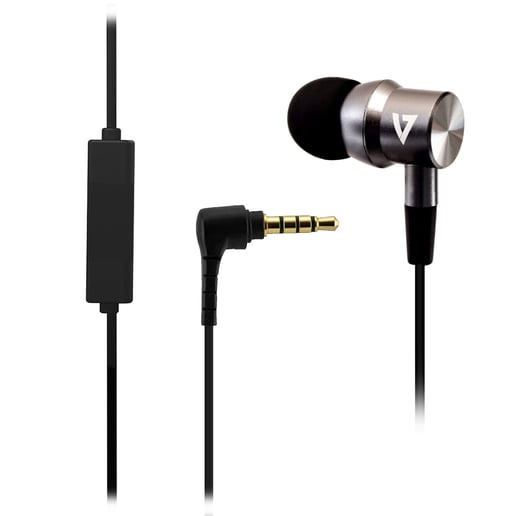 V7 Noise Isolating Stereo Earbuds with Microphone