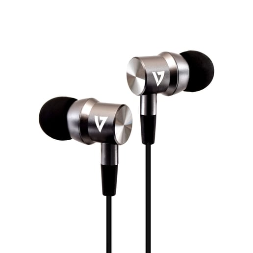 V7 Noise Isolating Stereo Earbuds with Microphone