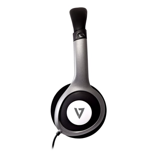 V7 Deluxe Stereo Headphones with Volume Control