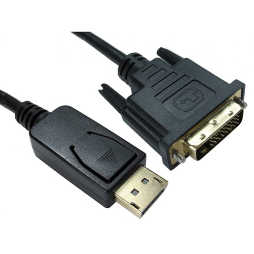Cables Direct 1m DisplayPort to DVI-D Cable