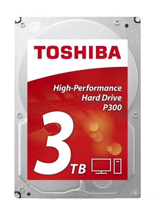 Toshiba P300 3TB SATA III 3.5"" Hard Drive - 7200RPM, 64MB Cache
