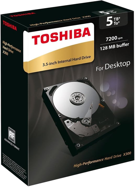 Toshiba X300 5TB SATA III 3.5" Hard Drive - 7200RPM, 128MB Cache