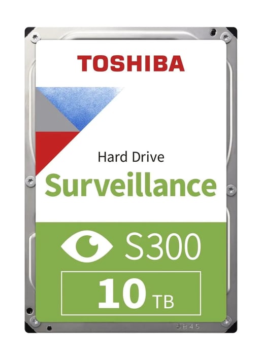 10TB Toshiba S300 3.5" SATA III Hard Drive - 5400RPM, 256MB Cache