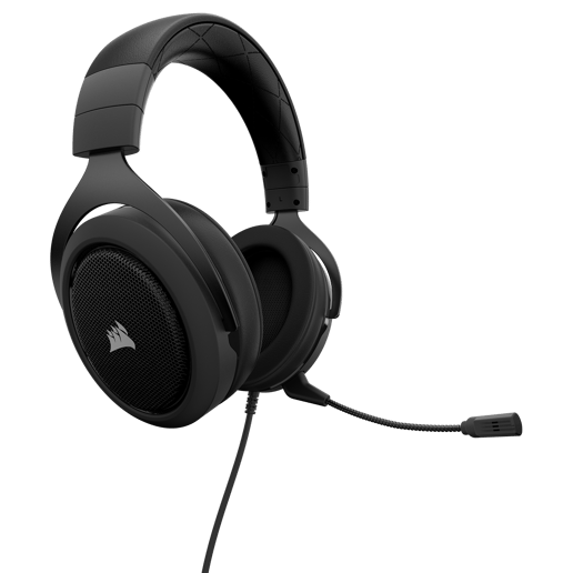 Corsair HS50 Stereo Gaming Headset with Microphone (Carbon) (EU)