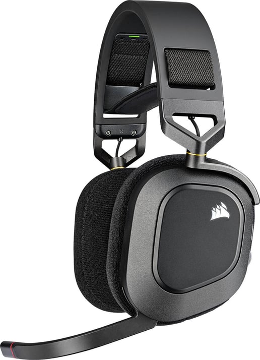 Corsair HS80 RGB WIRELESS Gaming Headset in Carbon Black