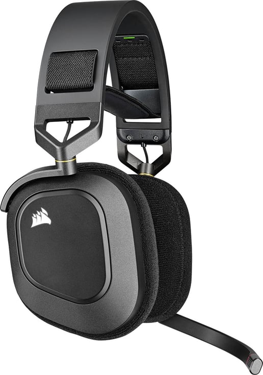 Corsair HS80 RGB WIRELESS Gaming Headset in Carbon Black