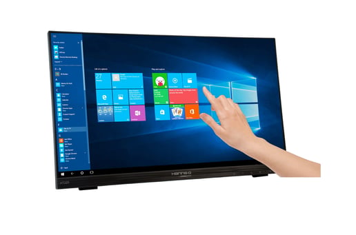 HANNspree HT 225 HPB 21.5" Full HD Monitor - IPS, 60Hz, 7ms, Speakers, HDMI, DP