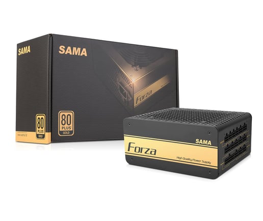Sama Forza 650W Semi-Modular Power Supply 80 Plus Gold