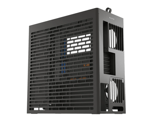 HAVN HS420 Mid Tower Case - Black 