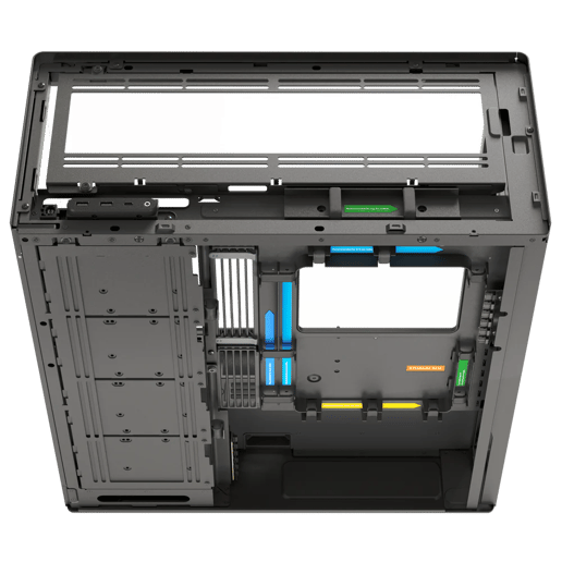 HAVN HS420 Mid Tower Case - Black 