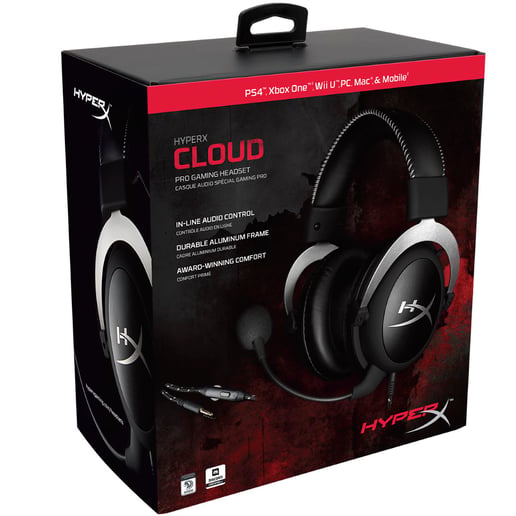 HyperX Cloud Pro Gaming Headset (Silver)