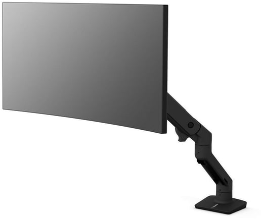 Ergotron Monitor Mount 45-475-224 HX Desk Monitor Arm - Matte Black
