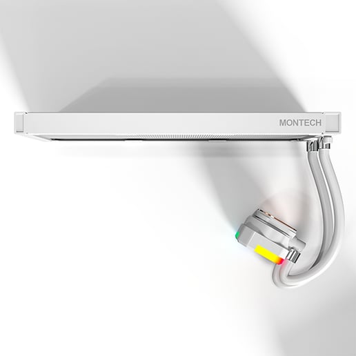 Montech HyperFlow 360mm ARGB AiO Liquid CPU Cooler in White