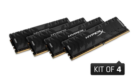 HyperX Predator 32GB (4x8GB) 3000MHz DDR4 Memory Kit