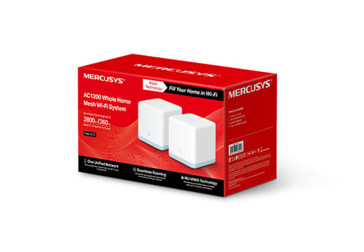 Mercusys Halo S12(2-pack) AC1200 Whole Home Mesh Wi-Fi System