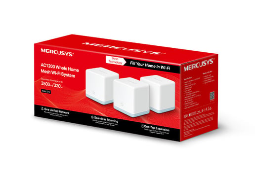 Mercusys Halo S12(3-pack) AC1200 Whole Home Mesh Wi-Fi System