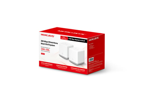 Mercusys Halo S3(2-pack) 300 Mbps Whole Home Mesh Wi-Fi System