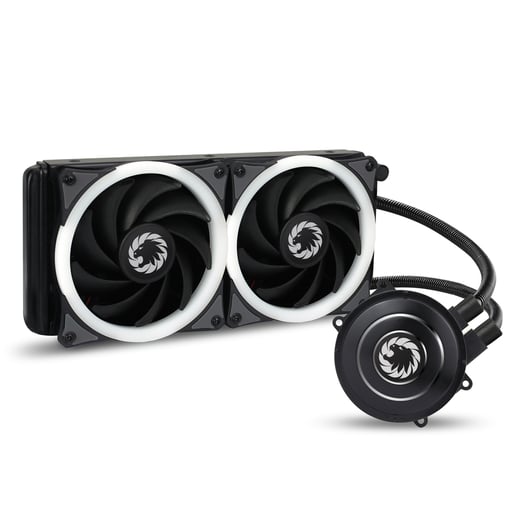 GameMax Iceberg 240mm CPU Closed Loop Water Cooler with 7 Colour PWM Fans