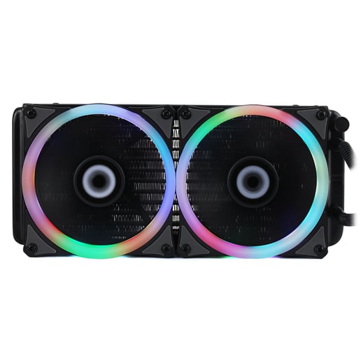 GameMax Iceberg 240mm CPU Closed Loop Water Cooler with 7 Colour PWM Fans