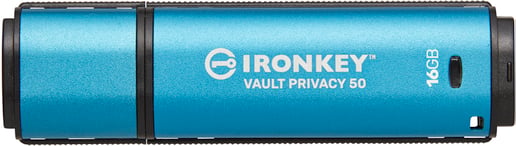 16GB Kingston IronKey Vault Privacy 50 USB 3.0 Flash Drive