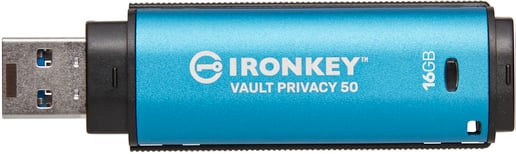 16GB Kingston IronKey Vault Privacy 50 USB 3.0 Flash Drive