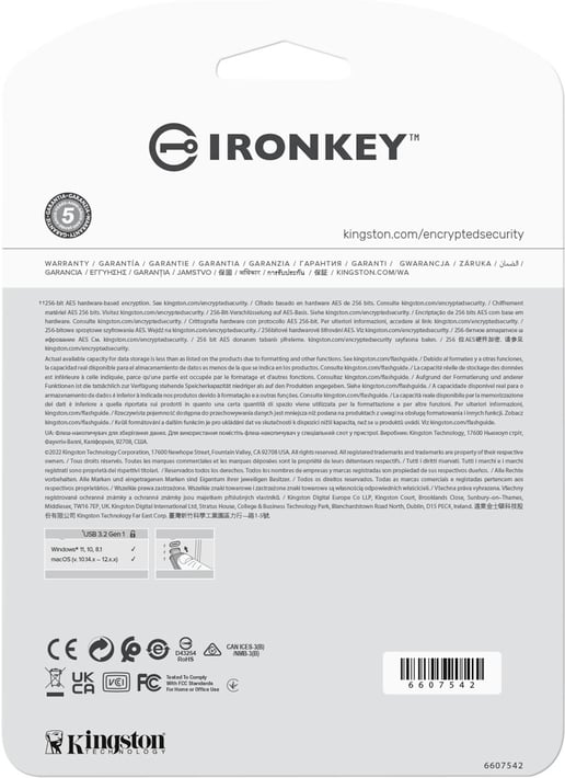 16GB Kingston IronKey Vault Privacy 50 USB 3.0 Flash Drive