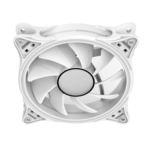 Vida Infinity 120mm ARGB Dual Ring Case Fan in White