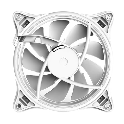 Vida Infinity 120mm ARGB Dual Ring Case Fan in White