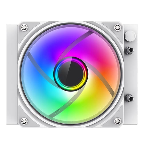 GameMax Iceburg 120mm AIO ARGB CPU Water Cooler - White