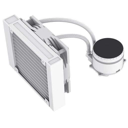 GameMax Iceburg 120mm AIO ARGB CPU Water Cooler - White