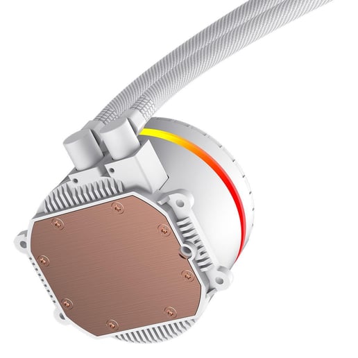GameMax Iceburg 120mm AIO ARGB CPU Water Cooler - White