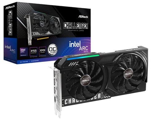 ASRock Intel Arc B570 Challenger OC 10GB GDDR6 Graphics Card