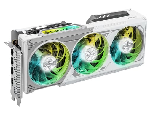 ASRock Intel Arc B580 Steel Legend OC 12GB GDDR6 Graphics Card