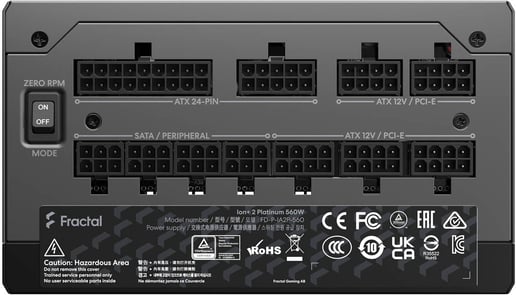 Fractal Ion+ 2 Platinum 560W Modular 80 Plus Platinum PSU