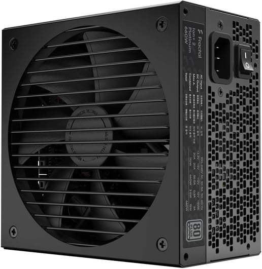 Fractal Design Ion+ 2 Platinum 660W Modular Power Supply 80 Plus Platinum