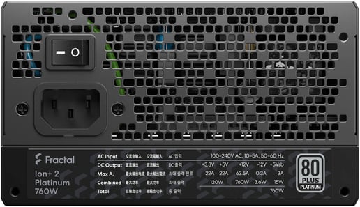 Fractal Ion+ 2 Platinum 760W Modular 80 Plus Platinum PSU