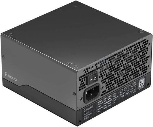 Fractal Design Ion+ 2 Platinum 860W Modular Power Supply 80 Plus Platinum